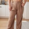 Business Meeting Wide Leg Pants - Fashion Are Us